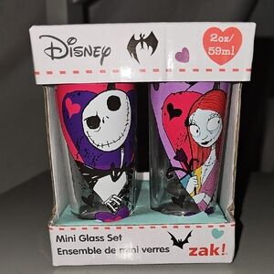 Zak! Disney Nightmare Before Christmas Mini Glass Set
